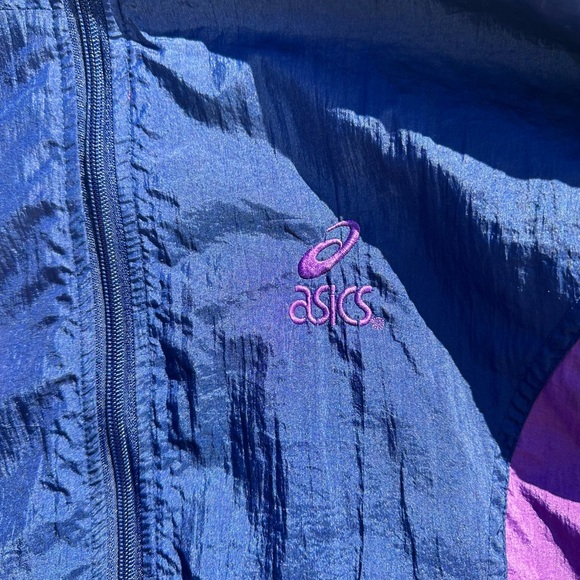 Vintage 80s Asics Windbreaker jacket - Picture 5 of 11